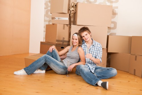 Office relocation team planning a business move in Notting Hill