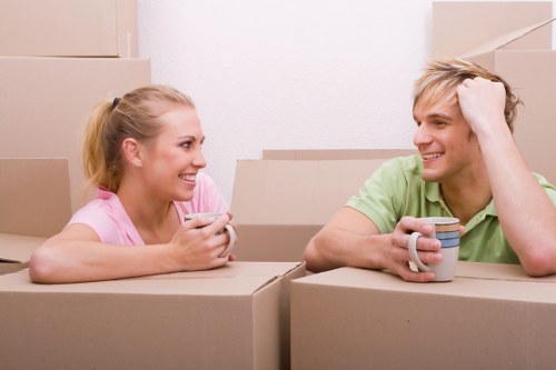 Removal van in Notting Hill ready for a residential move
