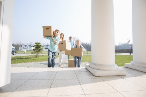 Secure transport of office technology and files for a Notting Hill move