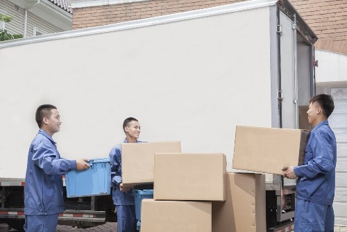 Professional man with a van helping with loading and delivery in West London