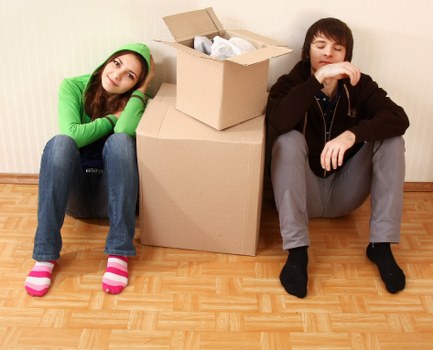 Professional movers handling office furniture during a Notting Hill relocation