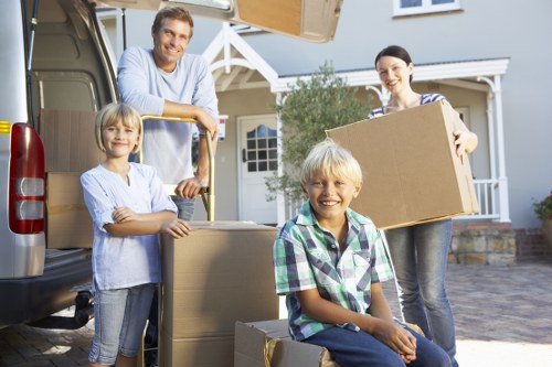 Furniture handling in a Nottinghill property during relocation