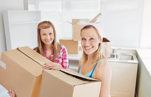 Local removal van team managing a move in Notting Hill