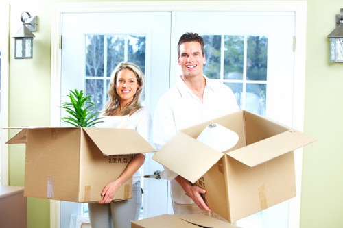 Removal van in Notting Hill prepared for efficient transport of household items